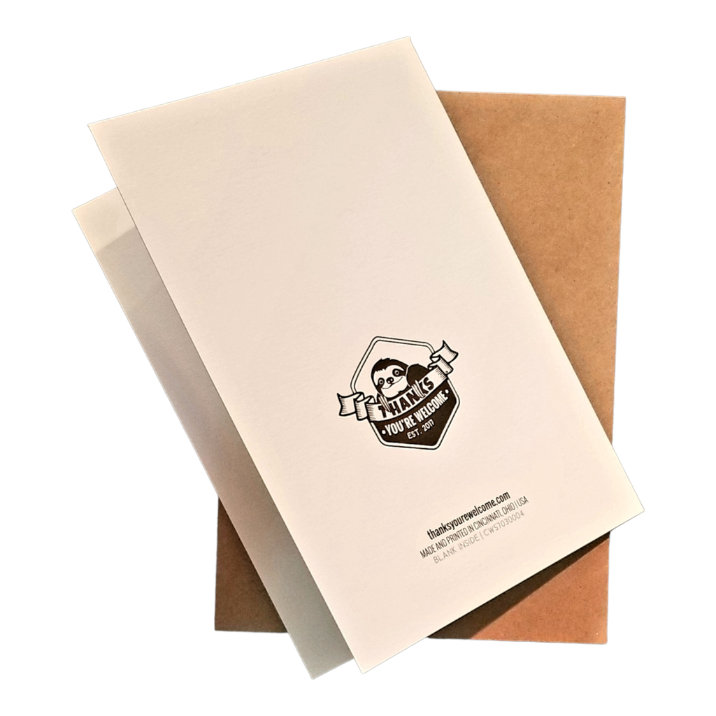 Two notebooks, one beige and one brown, with a logo and text on the beige notebook